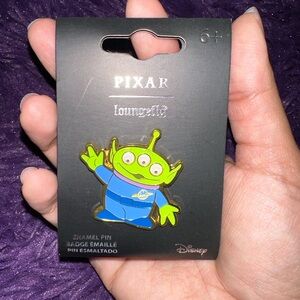 Loungefly Pixar Green Alien Enamel Pin